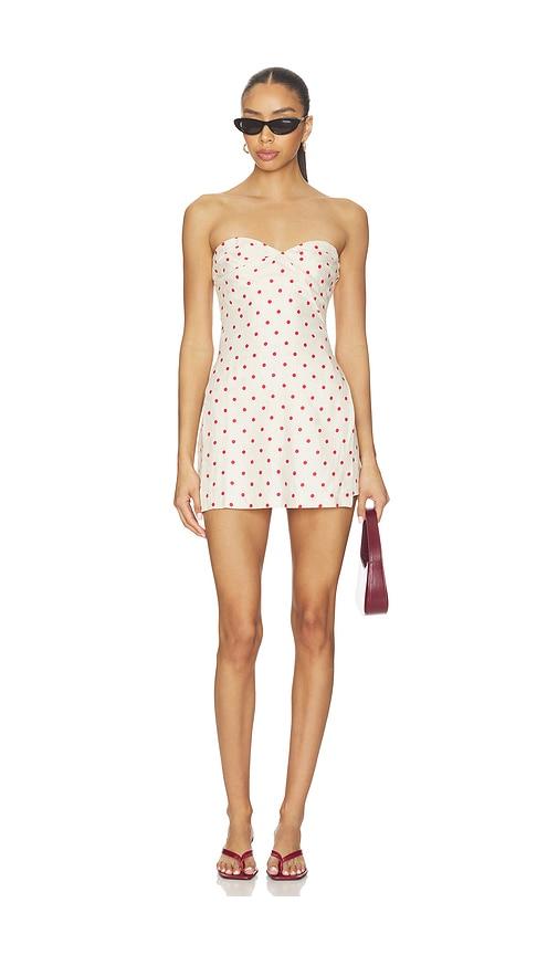 amanda uprichard x revolve soho skort romper in beige.