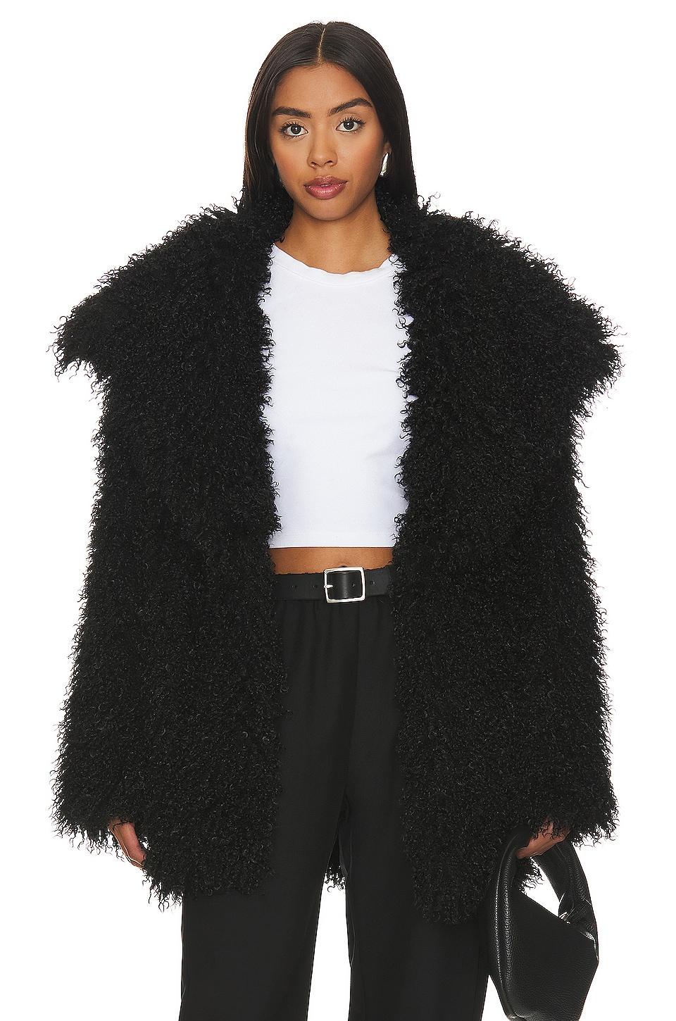 amani faux fur coat