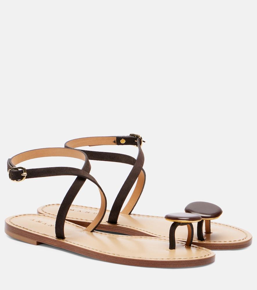 amanu kigali suede sandals