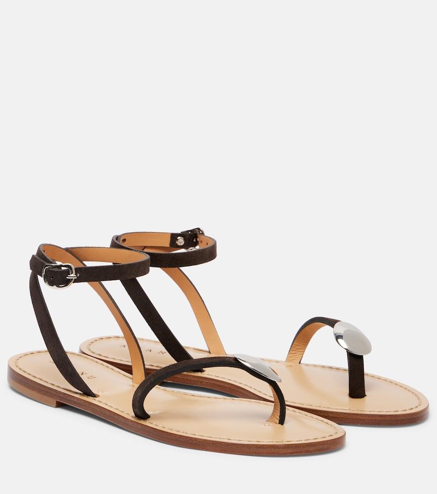 amanu senegal leather sandals