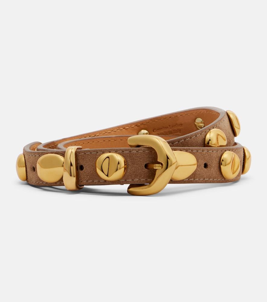 amanu vaal embellished suede belt