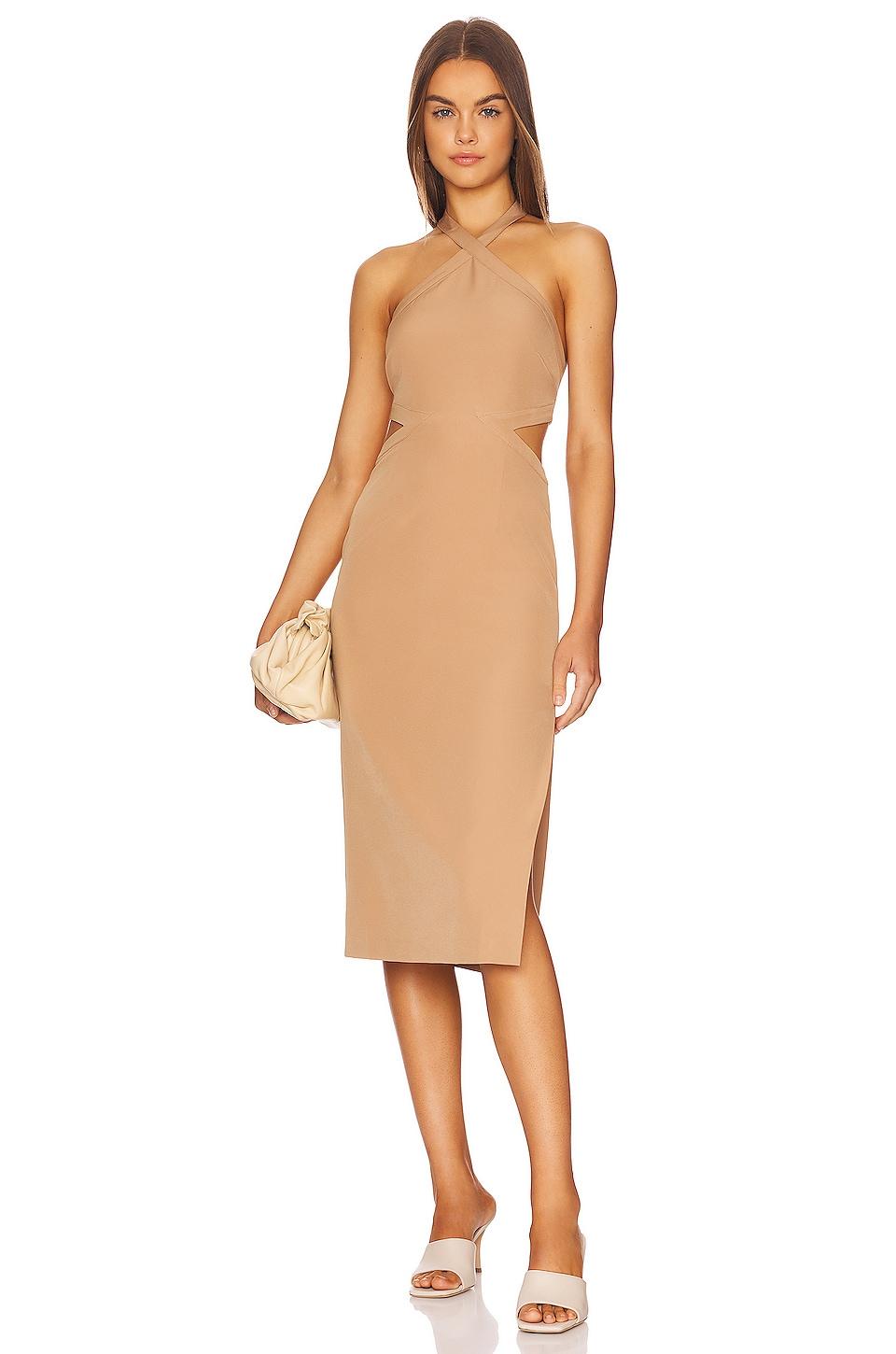 amara halter midi dress