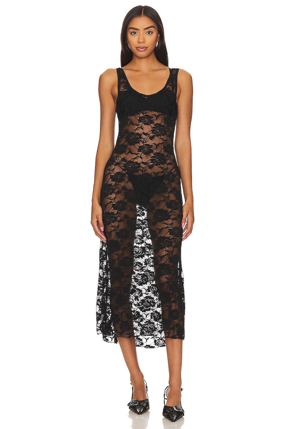 amara lace midi dress