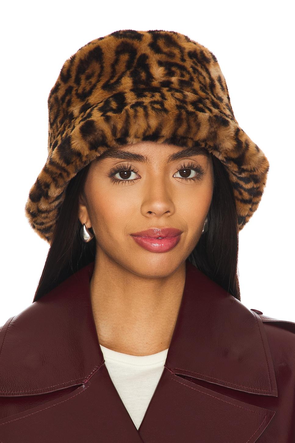 amara leopard bucket hat