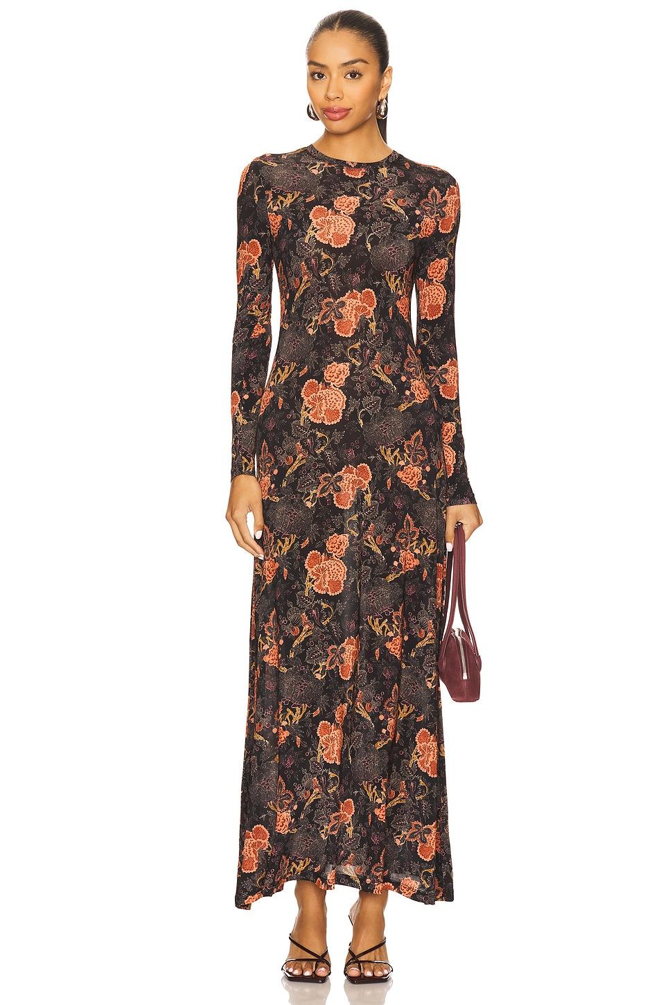 amari jersey long sleeve dress