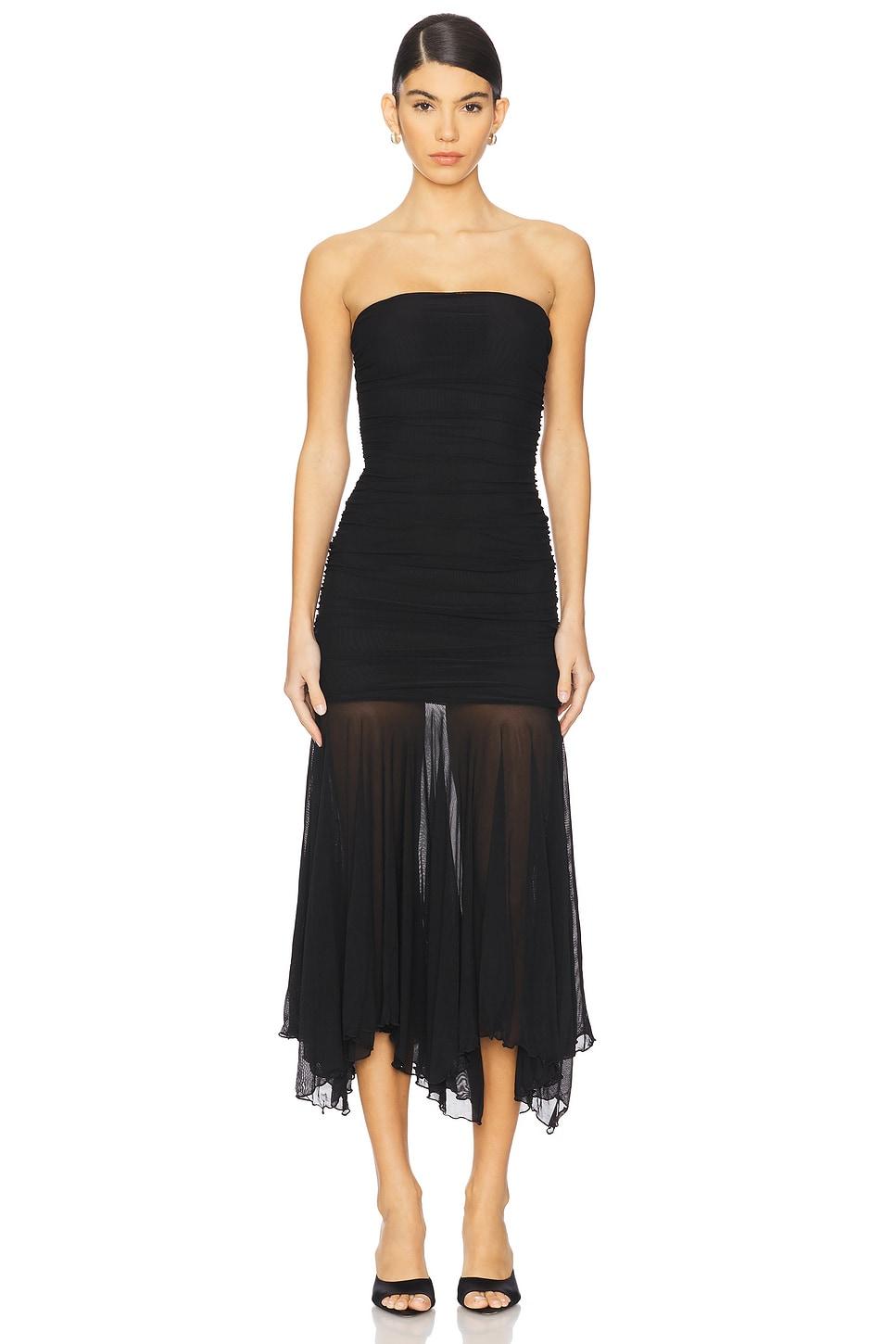 amaris strapless dress