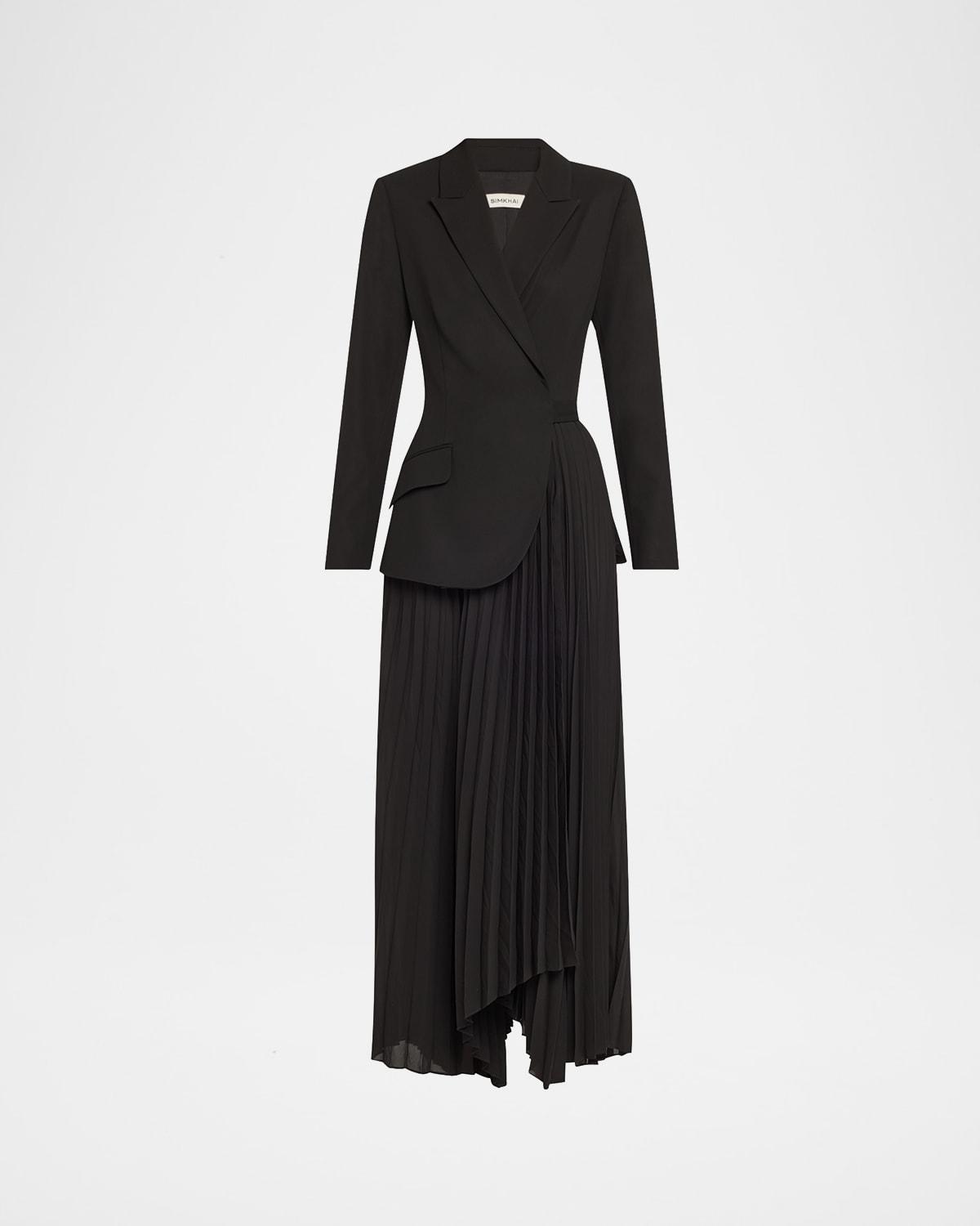 ambretta combo blazer dress