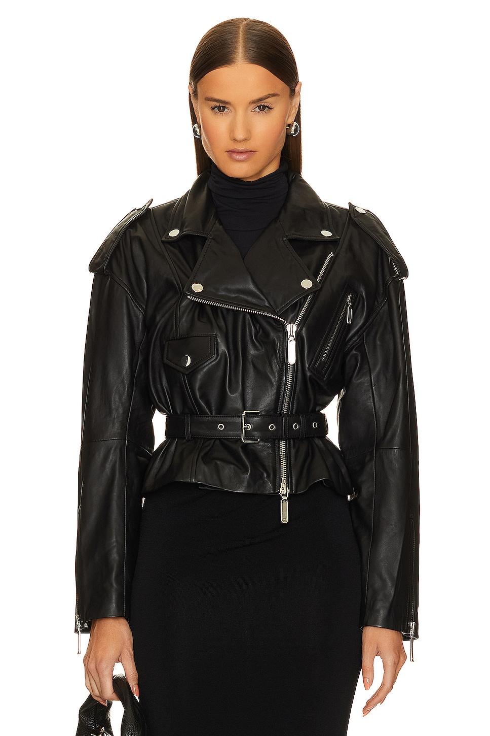 ambrosia leather moto jacket