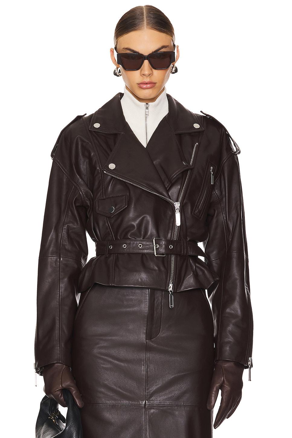 ambrosia leather moto jacket