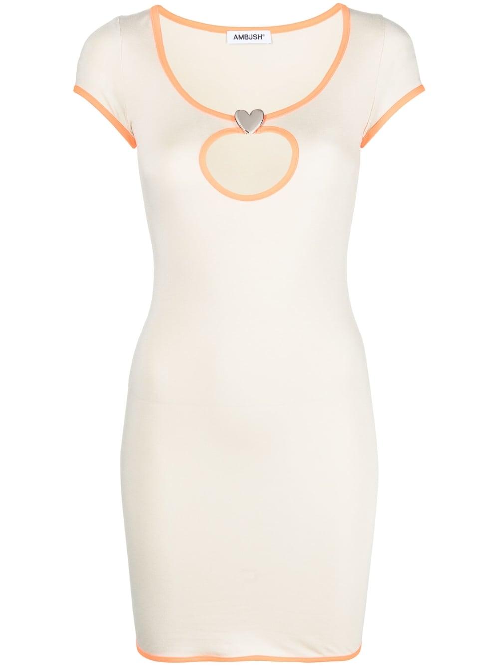 ambush dresses white viscose - women
