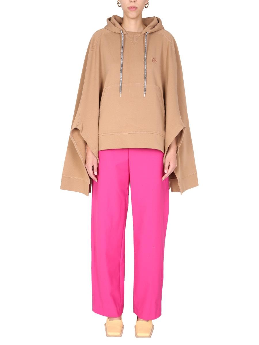 ambush poncho sweatshirt with embroidered logo