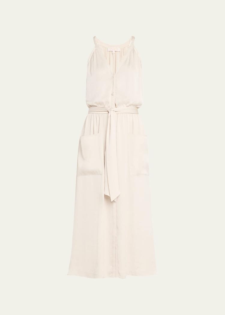 amelia belted midi skirt
