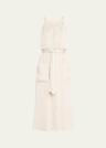 amelia belted midi skirt