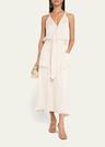 amelia belted midi skirt