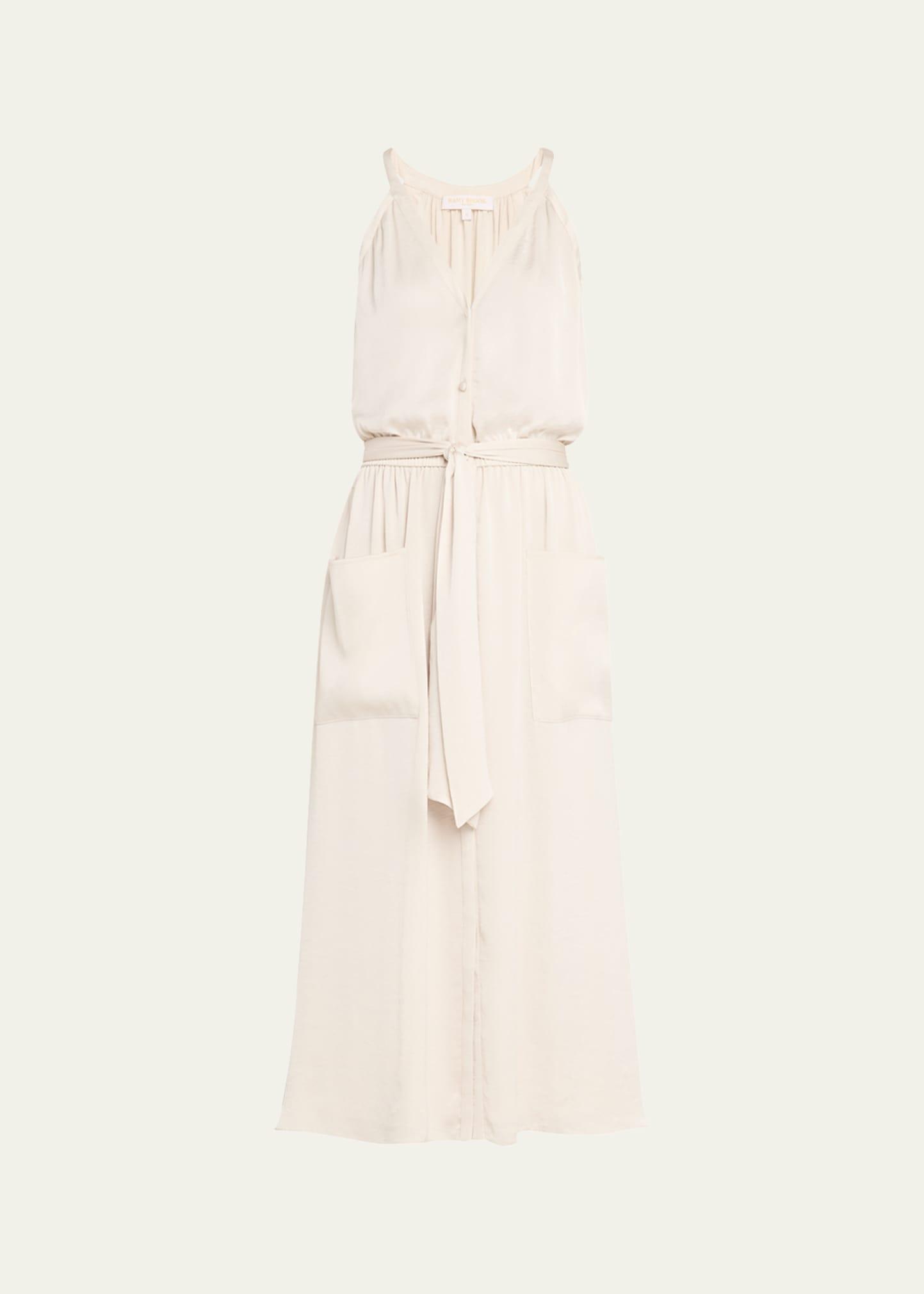 amelia belted midi skirt