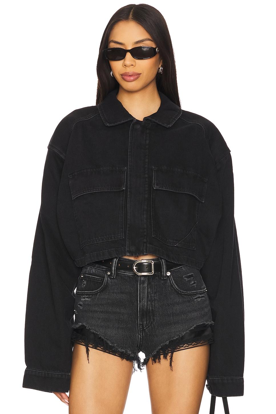 amelia crop pocket jacket