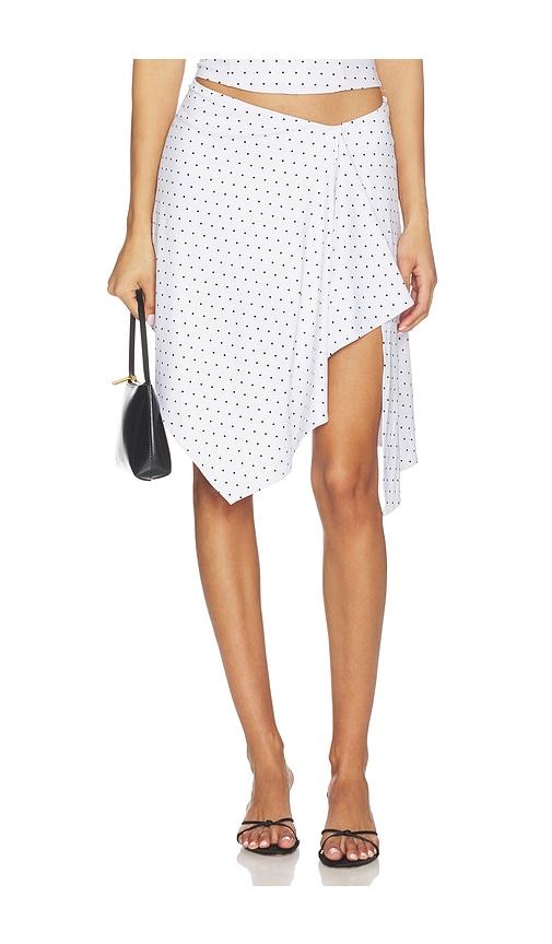 amelie teje bobbi skirt in white.