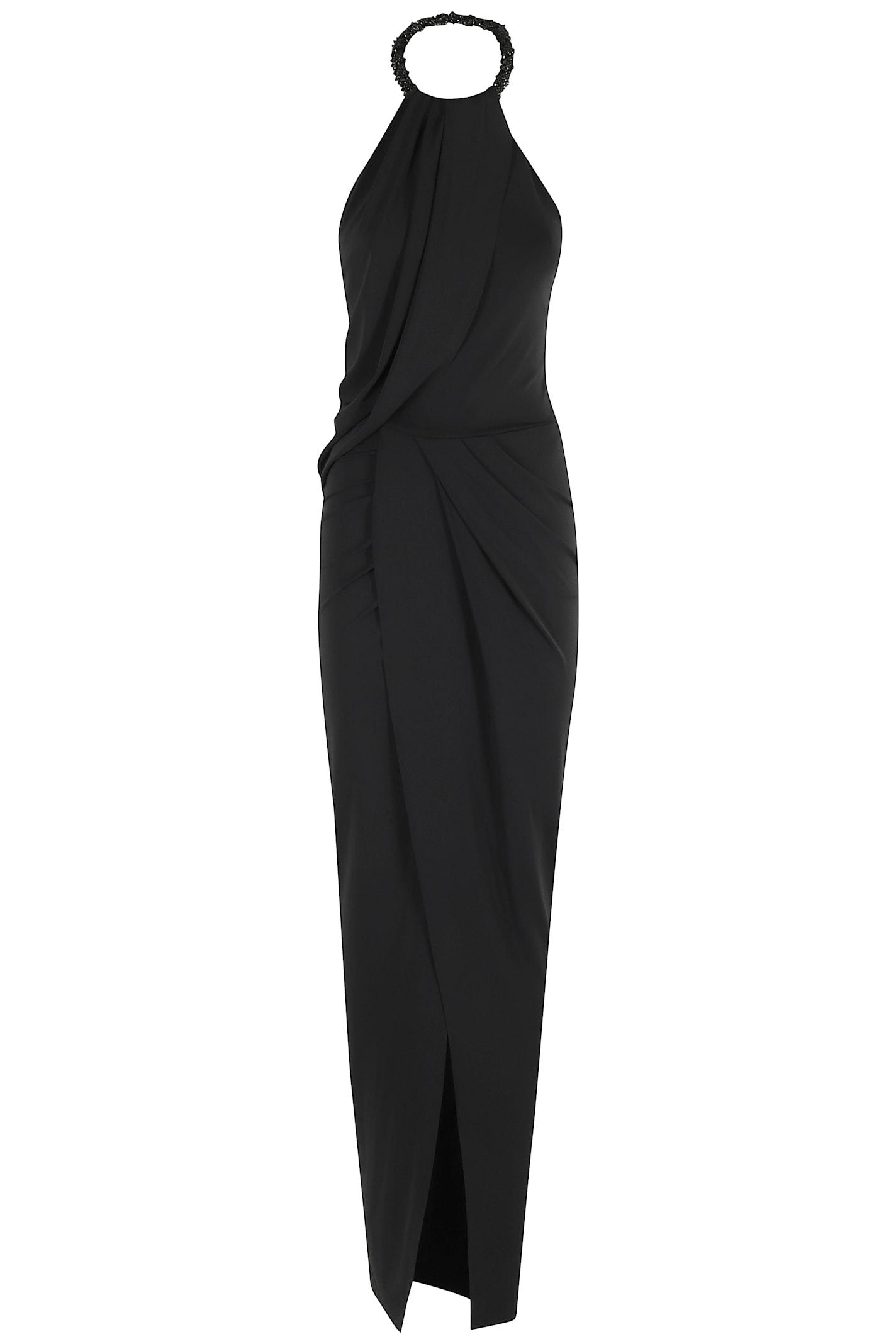 amen dress in fluid w torchon