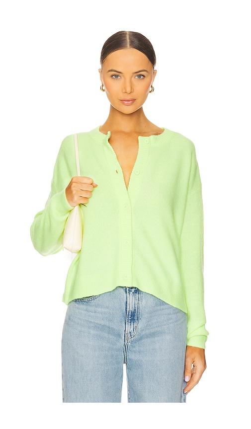american vintage damsville cardigan in green.