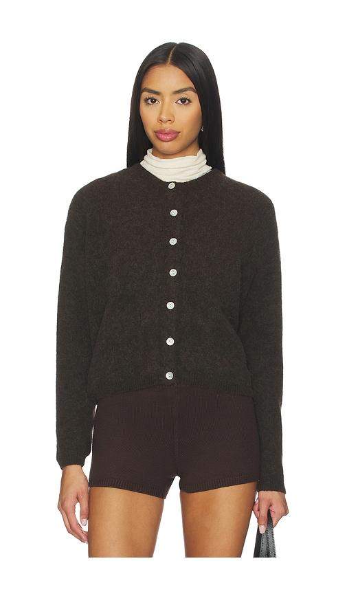 american vintage vitow cardigan in brown.
