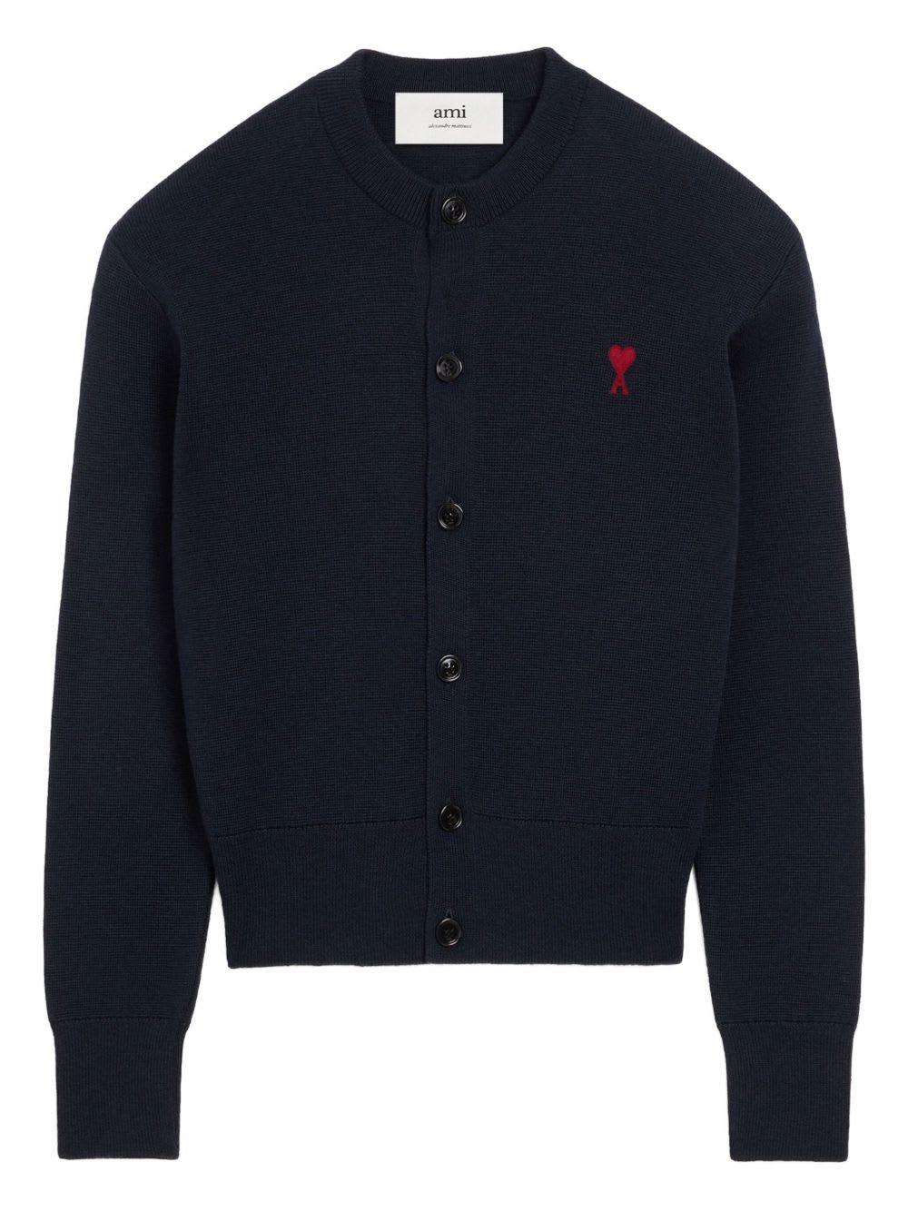 ami alexandre mattiussi ami de coeur wool cardigan