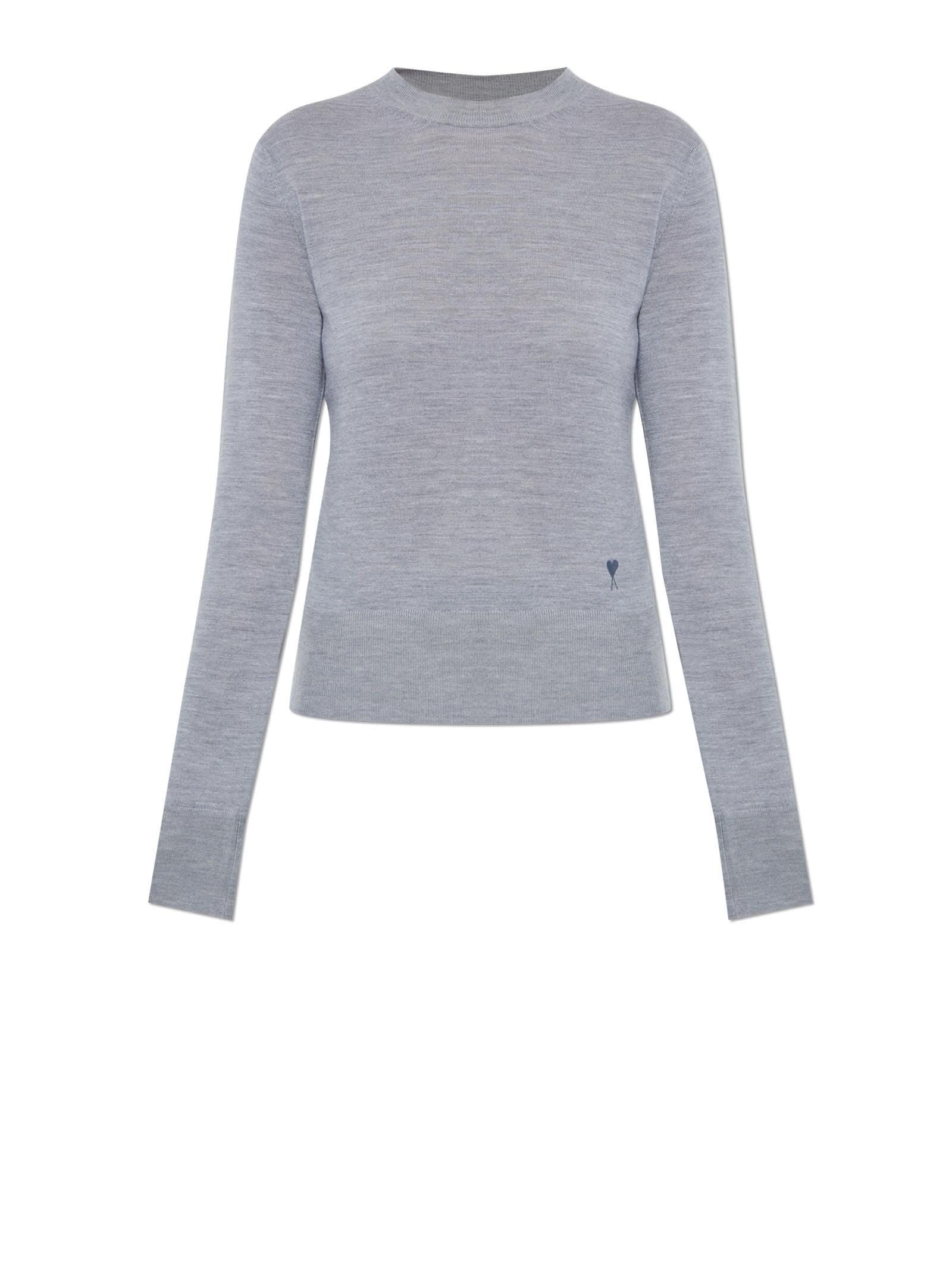 ami alexandre mattiussi ami sweaters grey