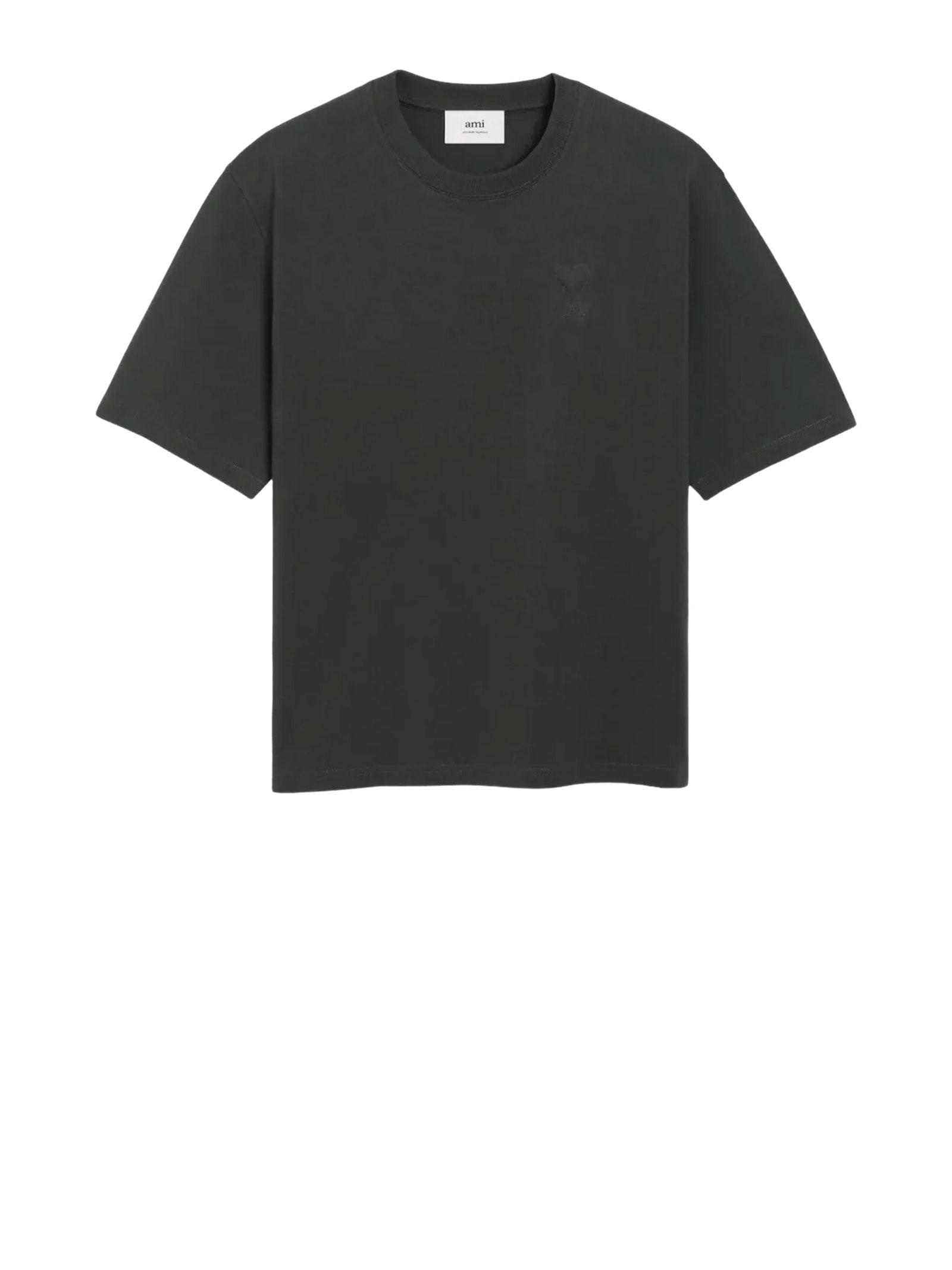 ami alexandre mattiussi ami t-shirts and polos black