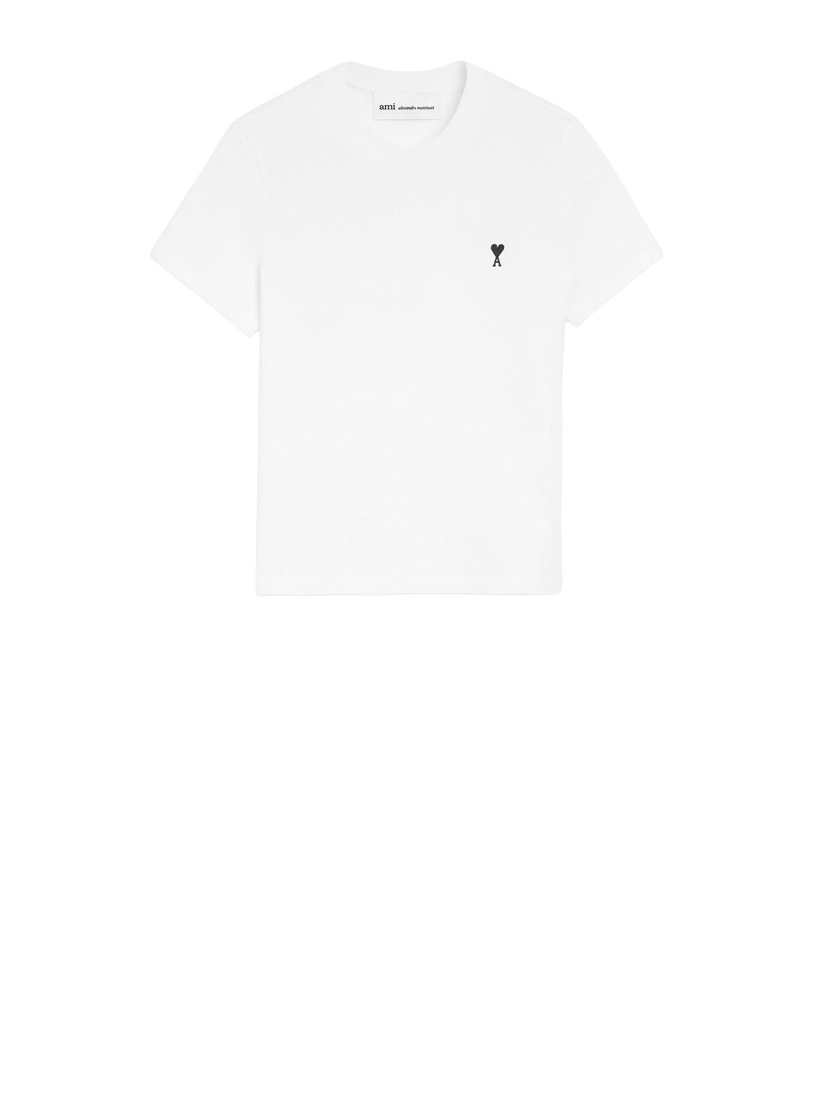 ami alexandre mattiussi ami t-shirts and polos white
