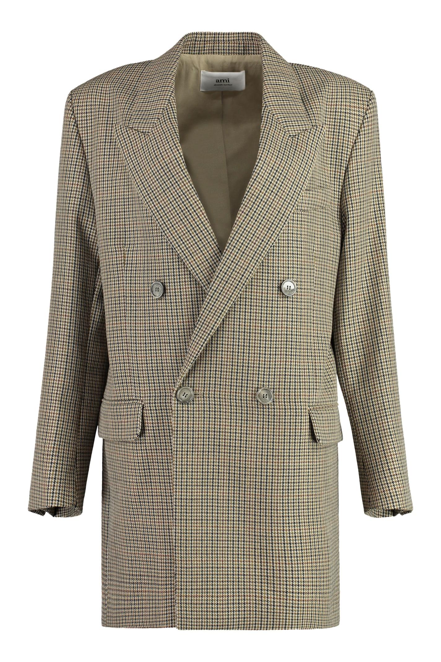 ami alexandre mattiussi doublebreasted wool blazer