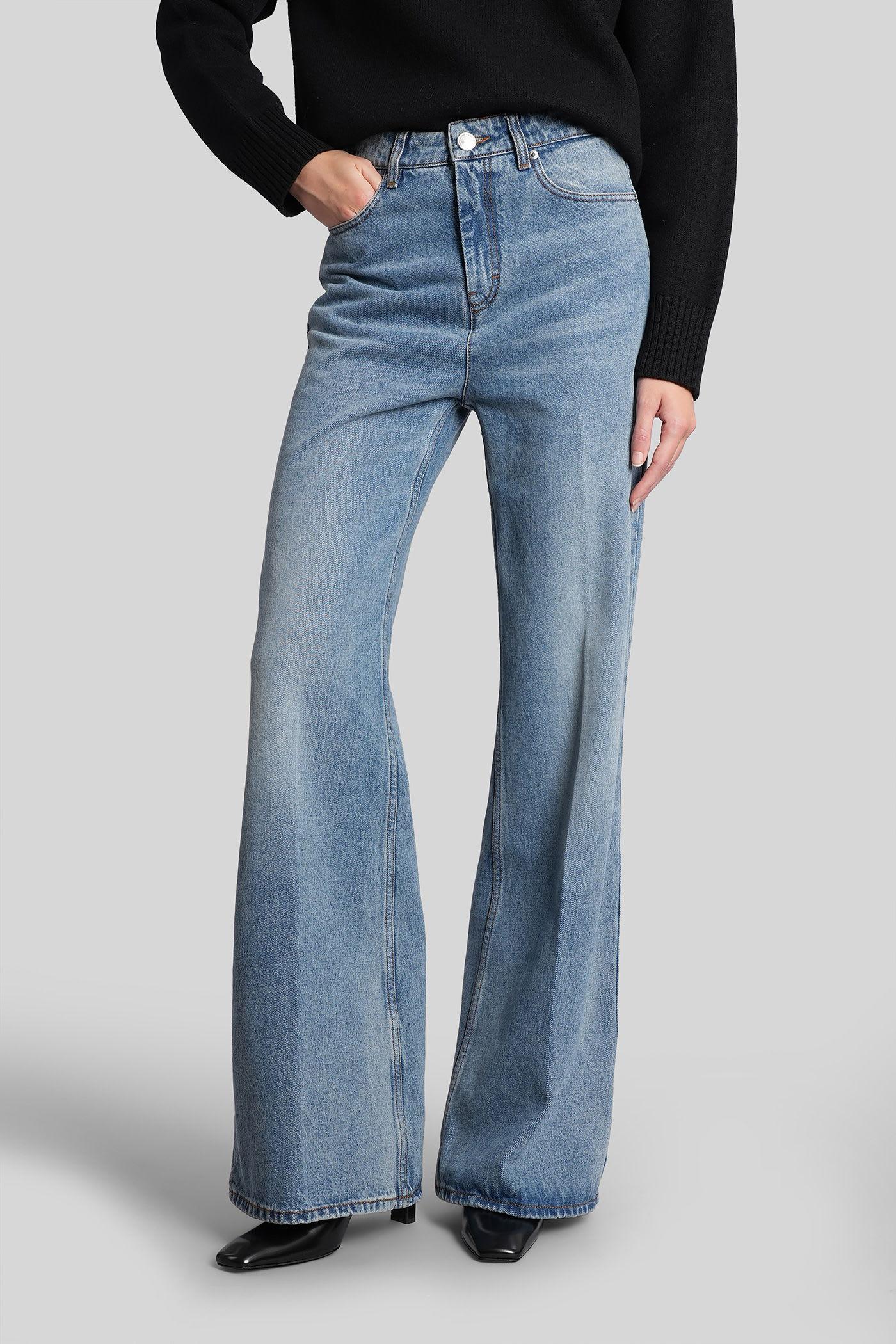ami alexandre mattiussi jeans in blue cotton