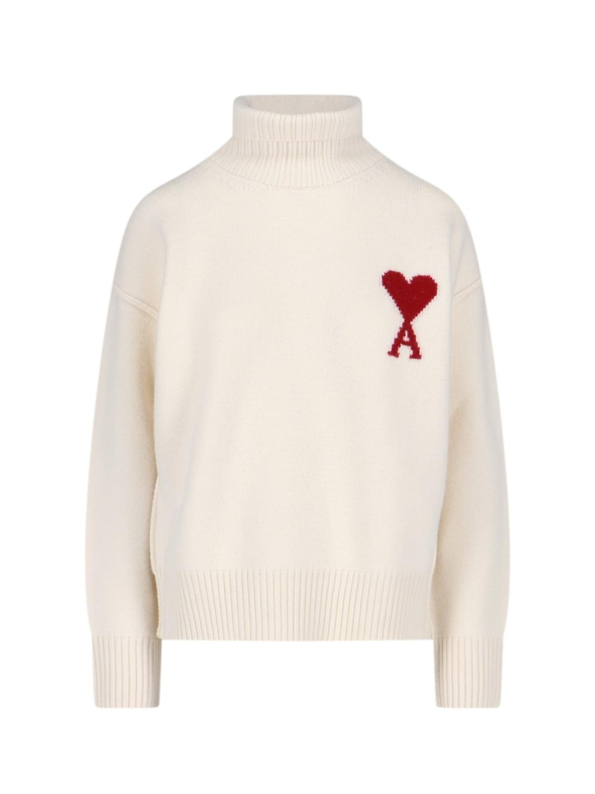 ami alexandre mattiussi logo sweater