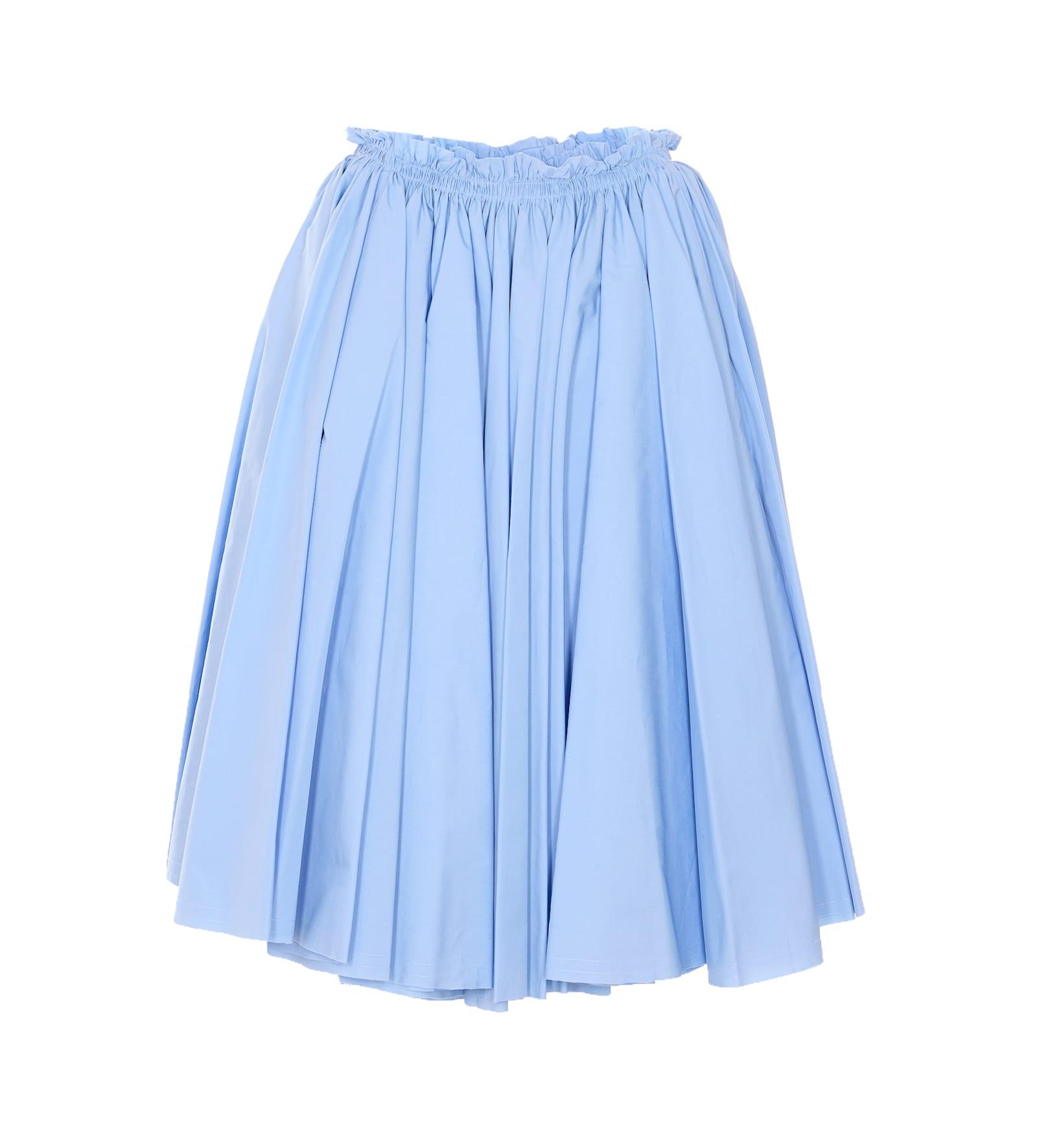 ami alexandre mattiussi midi corolla skirt