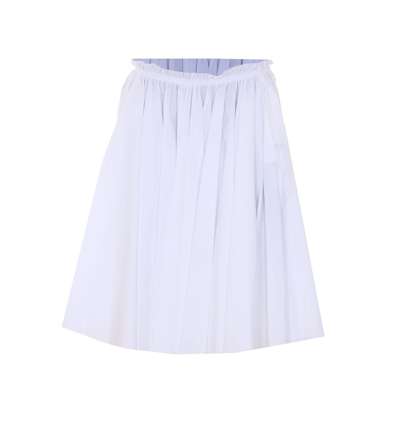 ami alexandre mattiussi midi corolla skirt