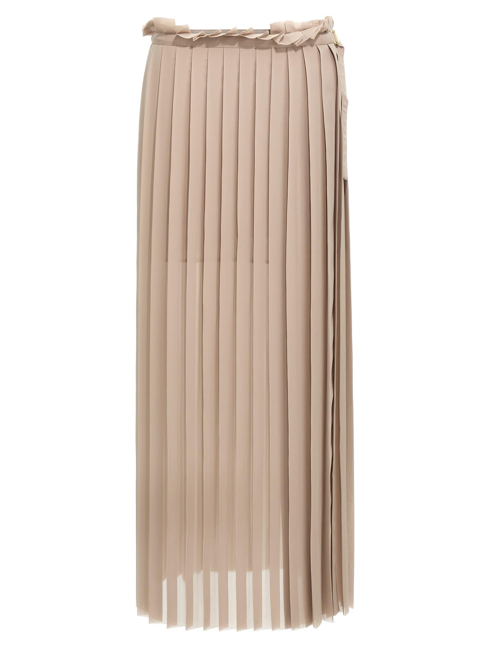 ami alexandre mattiussi pleated skirt