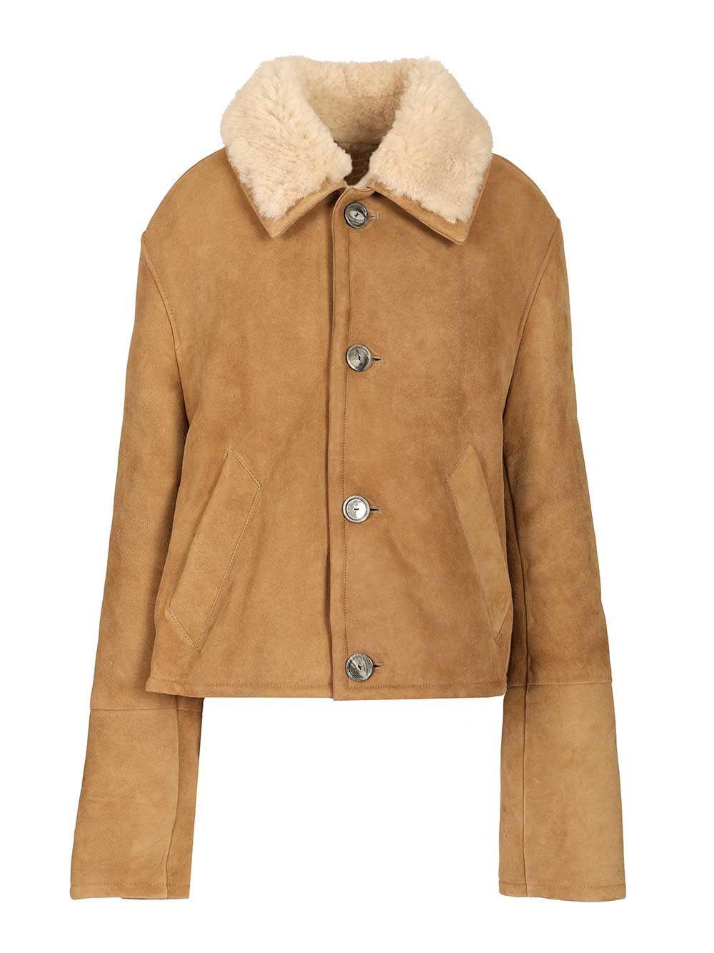 ami alexandre mattiussi sheepskin jacket