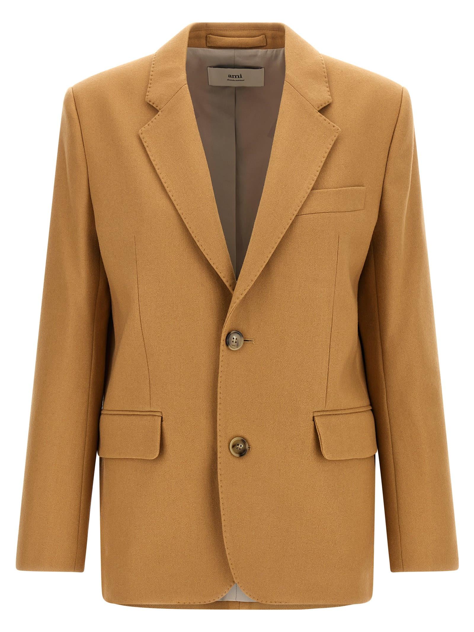 ami alexandre mattiussi wool blazer