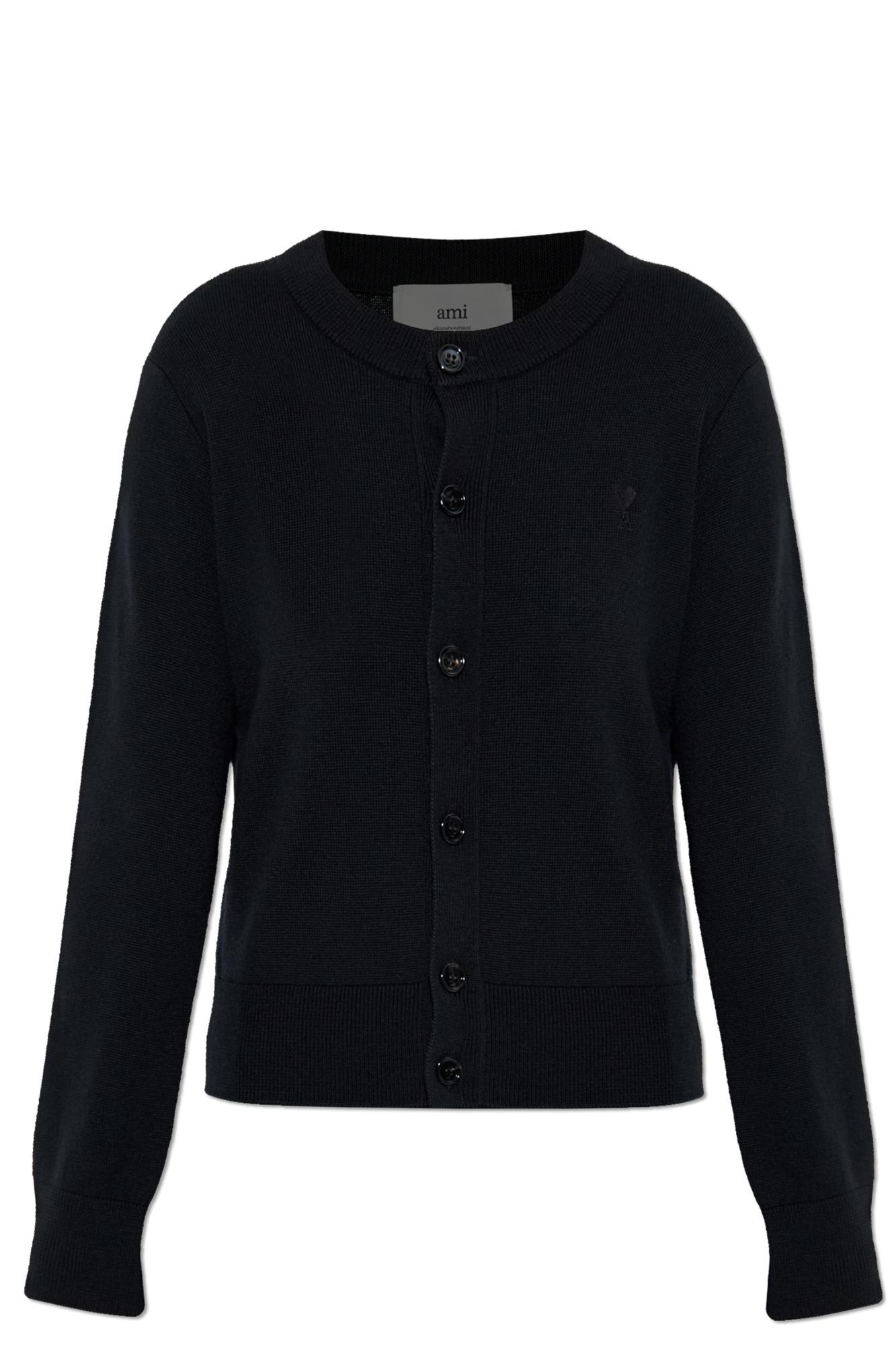 ami alexandre mattiussi wool cardigan
