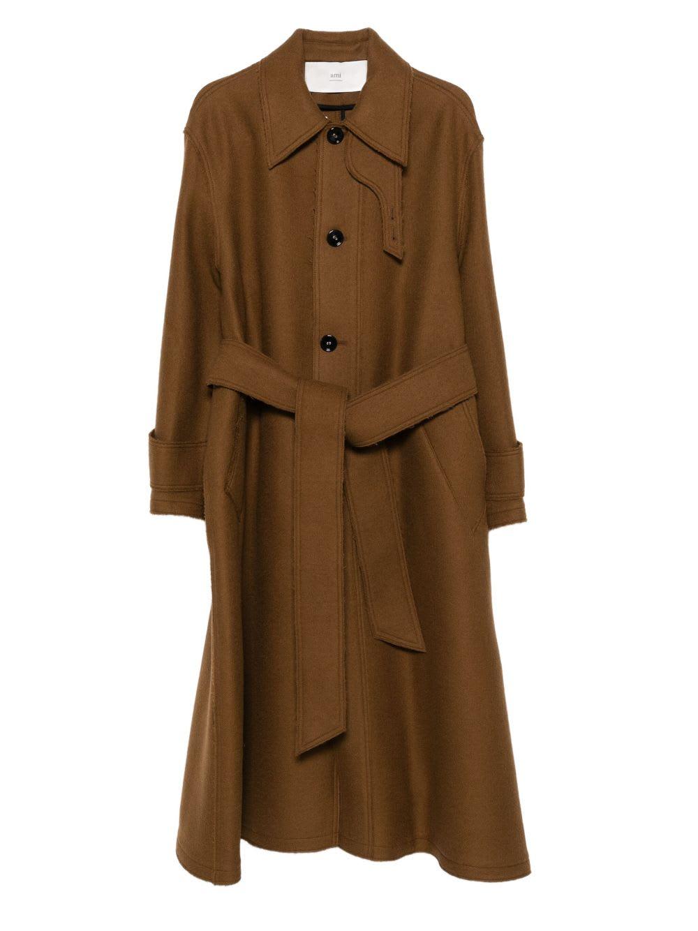 ami alexandre mattiussi wool coat