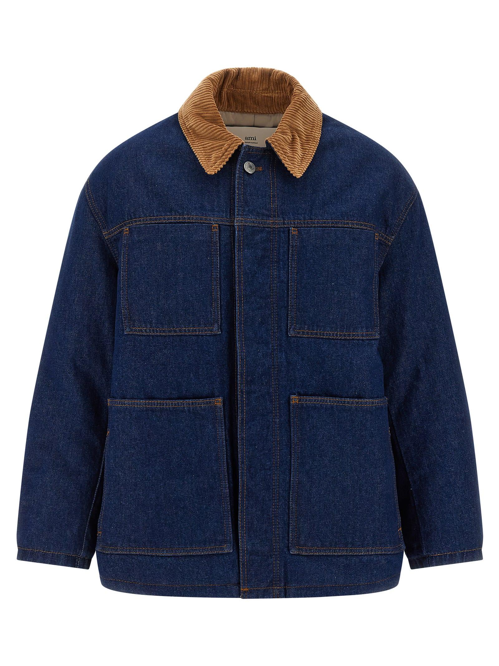 ami alexandre mattiussi worker jacket