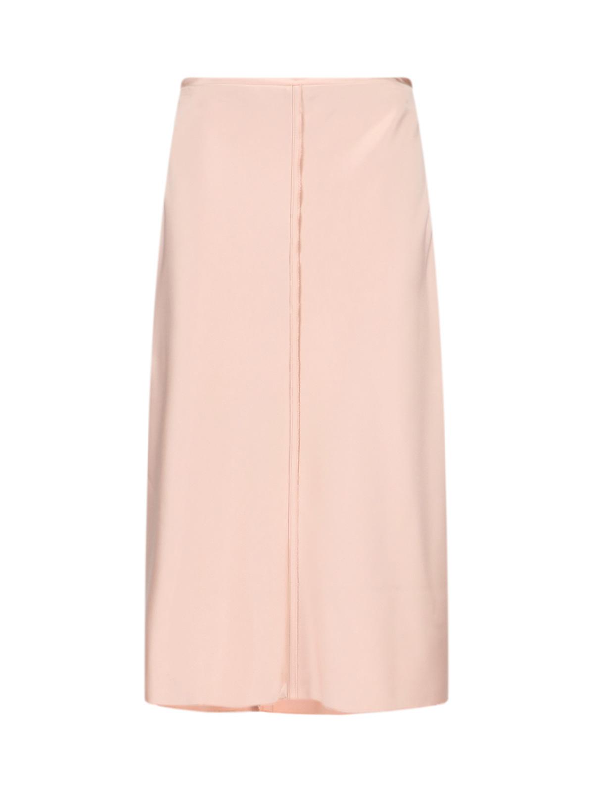 ami paris ami skirts pink polyester - women