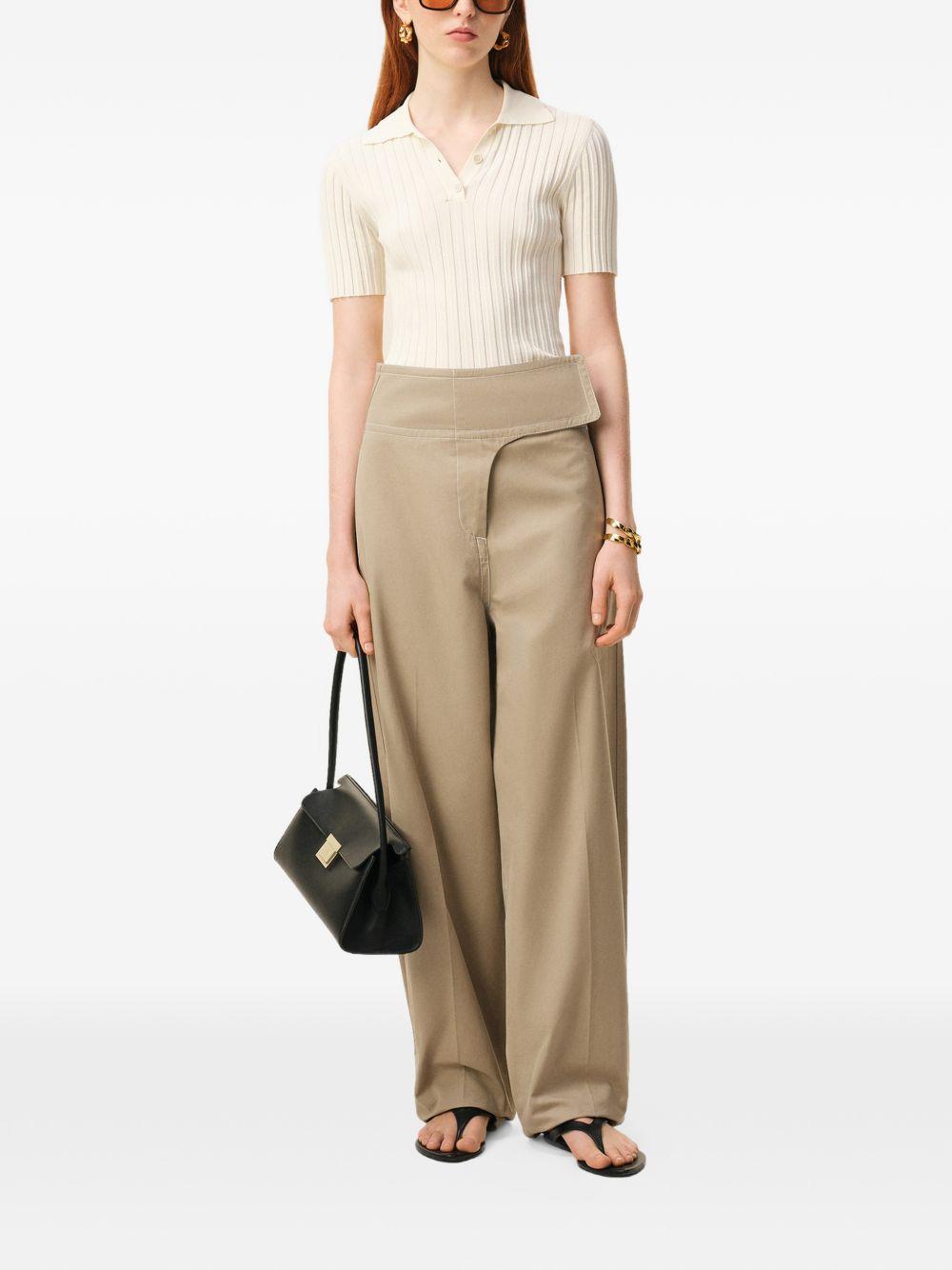 ami paris ami trousers beige taupe - women