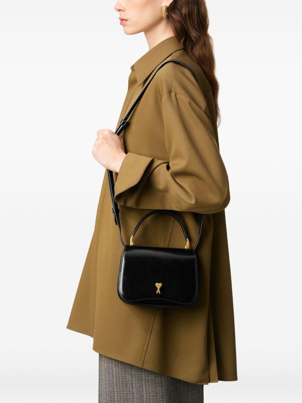 ami paris bags black lamb skin calf leather - women