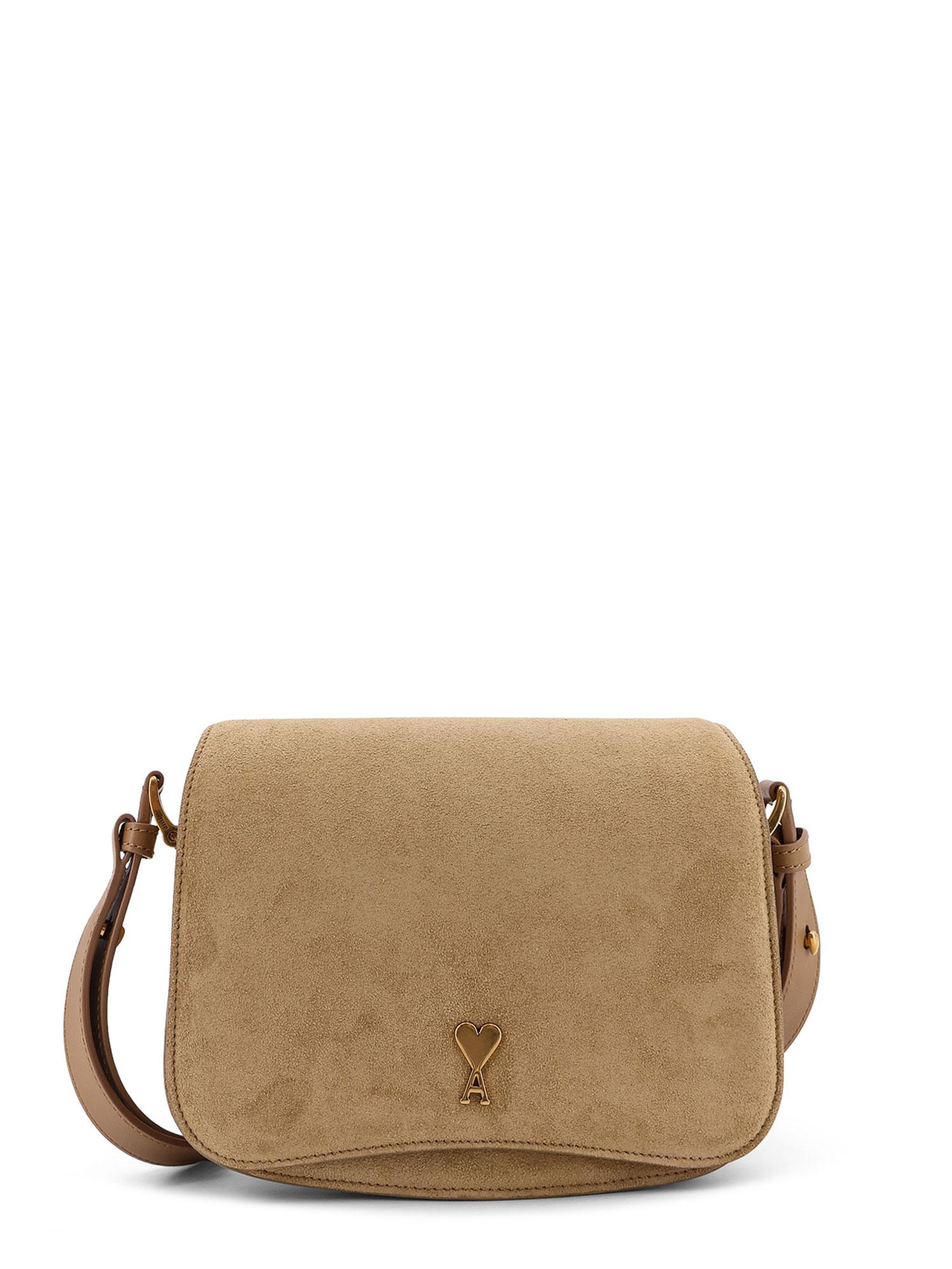 ami paris bags miel suede - women