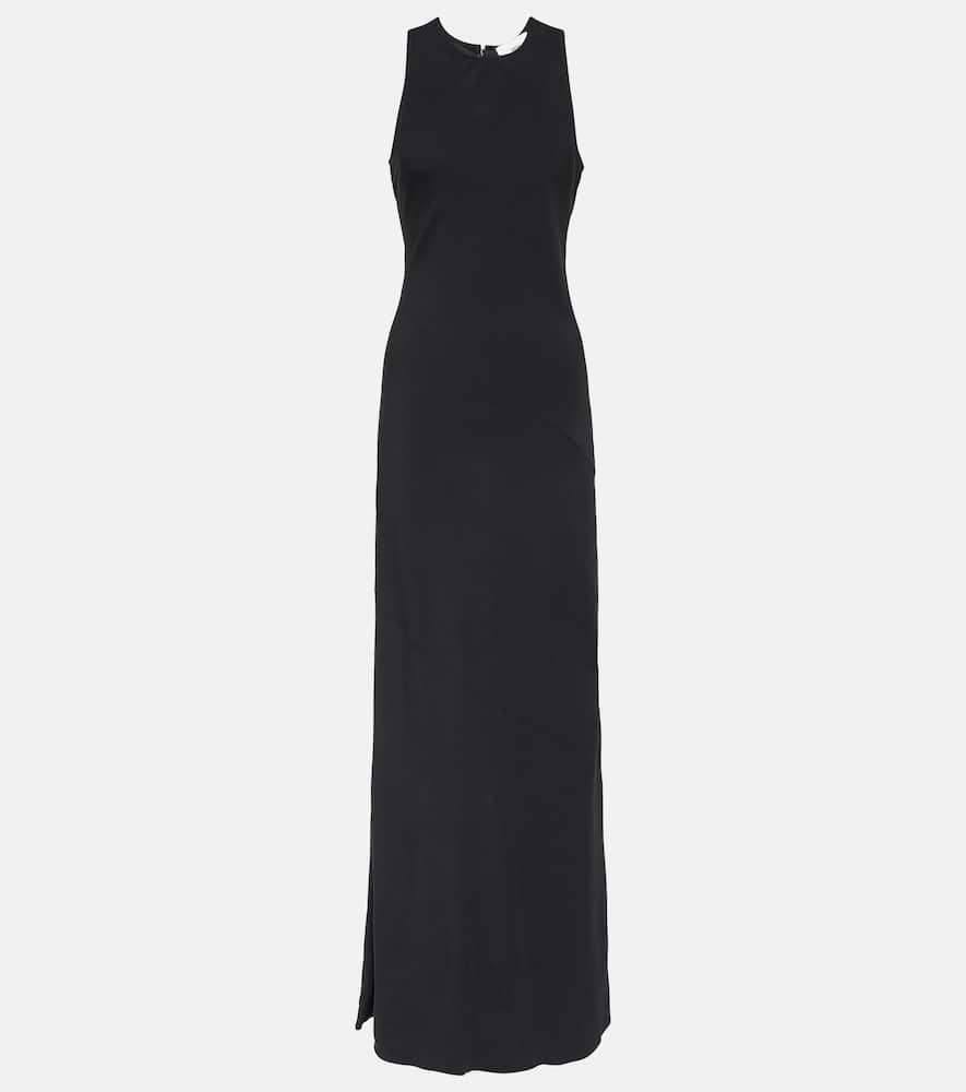 ami paris jersey maxi dress