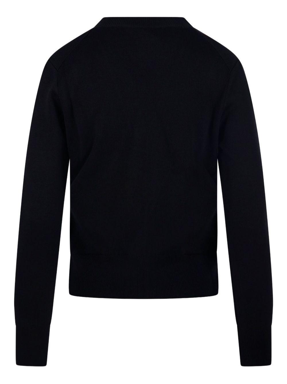 ami paris sweaters black wool - women