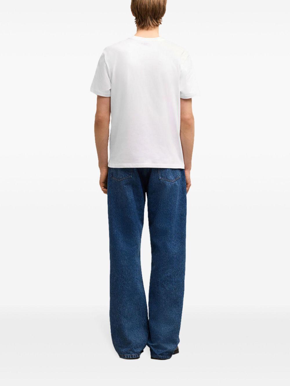 ami paris t-shirts and polos white cotton - women