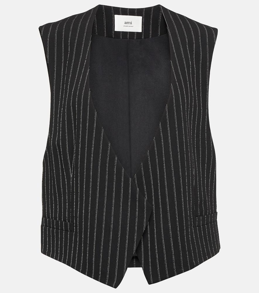 ami paris wool vest
