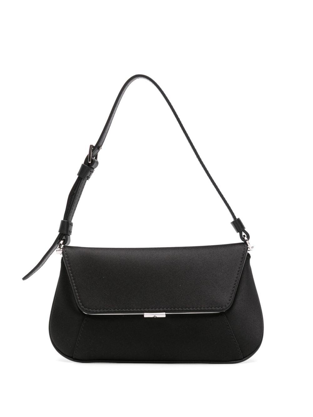 amina muaddi bags black outer: calf leather - women