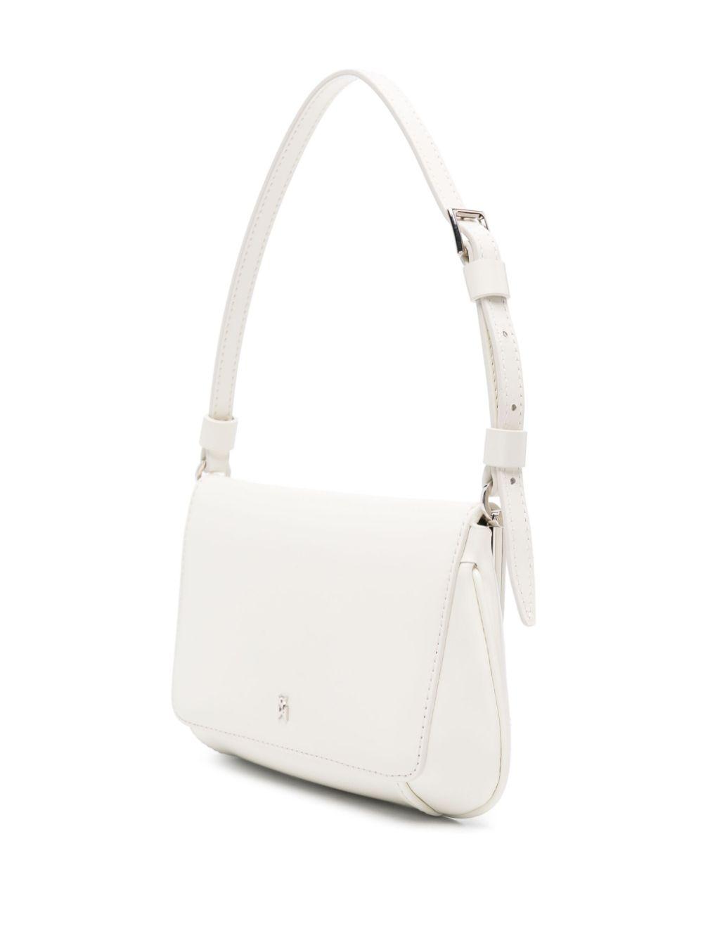 amina muaddi bags white furs & skins->leather100 % - women