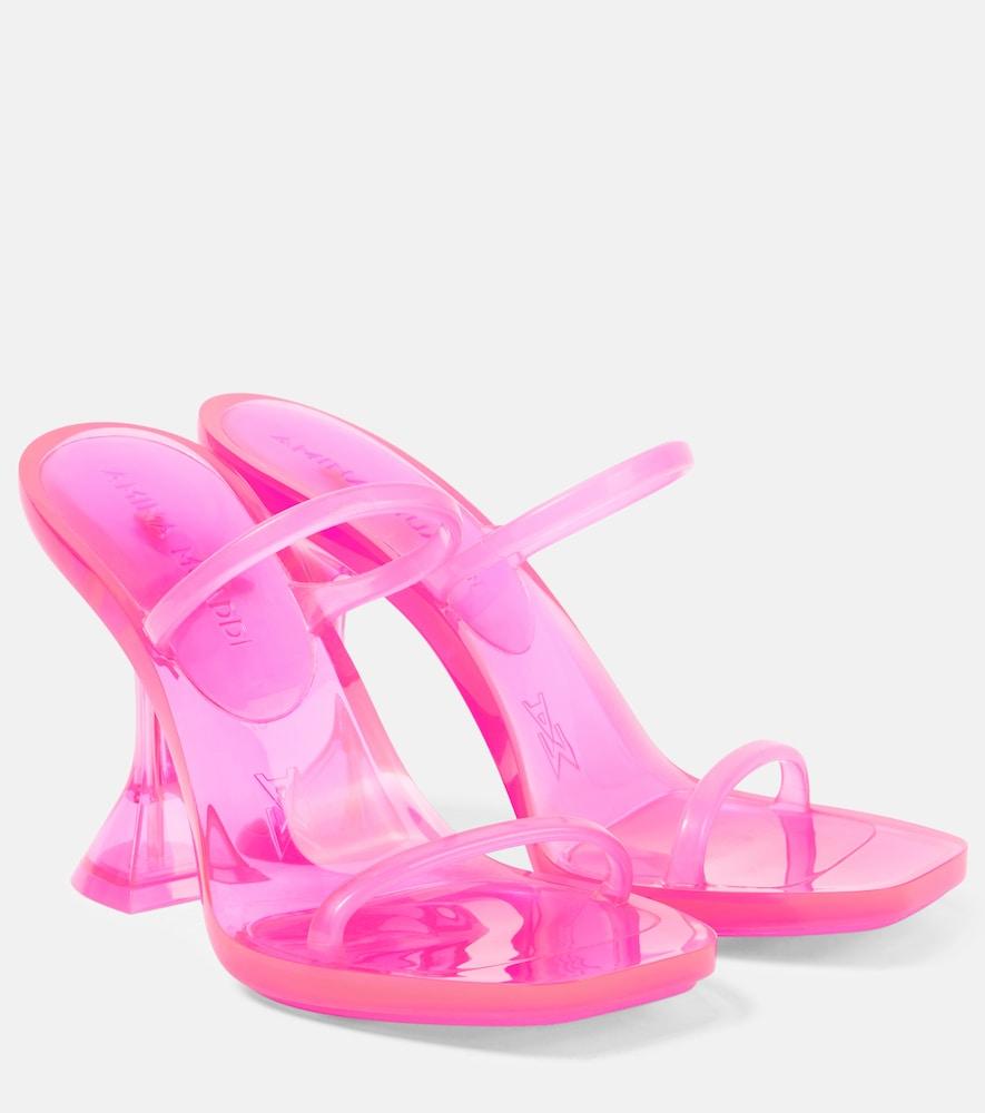 amina muaddi brito pvc mules